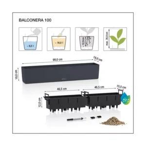 BALCONERA Stone 100 steingrau (1)